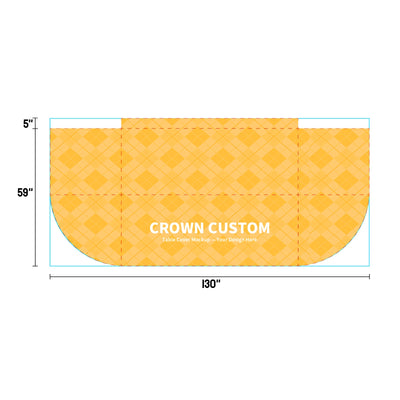 Custom Printed Table Throw