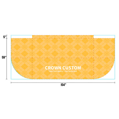 Custom Printed Table Throw